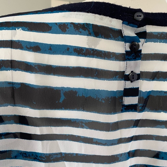 🌸3/20🌸 Navy sweater with sheer back - Picture 4 of 4